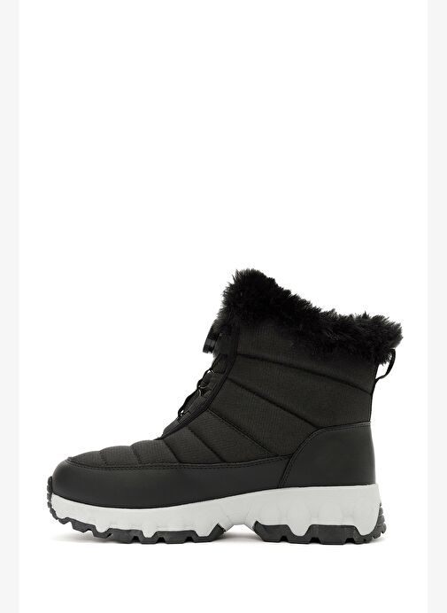 Derimod Dry Kadın Siyah Bağcıklı Kalın Tabanlı Waterproof Outdoor Bot 25WFD490114 - Görsel 3