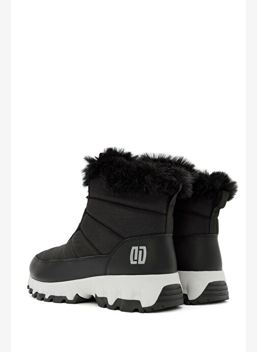 Derimod Dry Kadın Siyah Bağcıklı Kalın Tabanlı Waterproof Outdoor Bot 25WFD490114 - Görsel 7