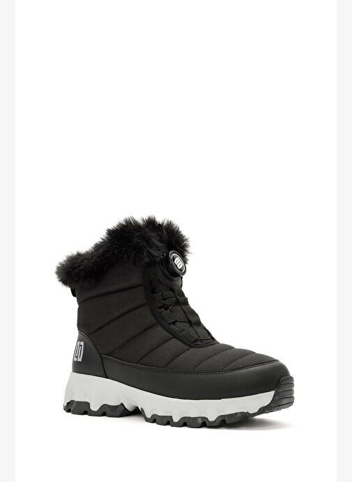 Derimod Dry Kadın Siyah Bağcıklı Kalın Tabanlı Waterproof Outdoor Bot 25WFD490114 - Görsel 8