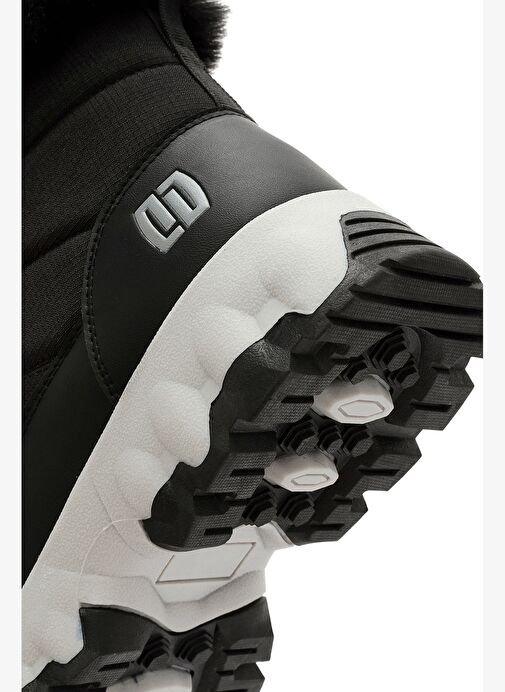 Derimod Dry Kadın Siyah Bağcıklı Kalın Tabanlı Waterproof Outdoor Bot 25WFD490114 - Görsel 9