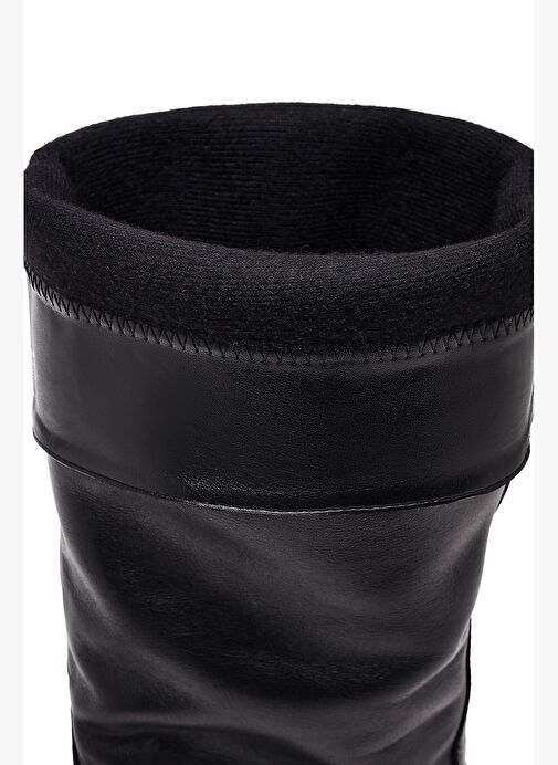 Derimod Derimod Kadın Siyah Aksesuarlı Deri Çizme 25WFD511018 Boyner'de! Siyah - 9. görsel