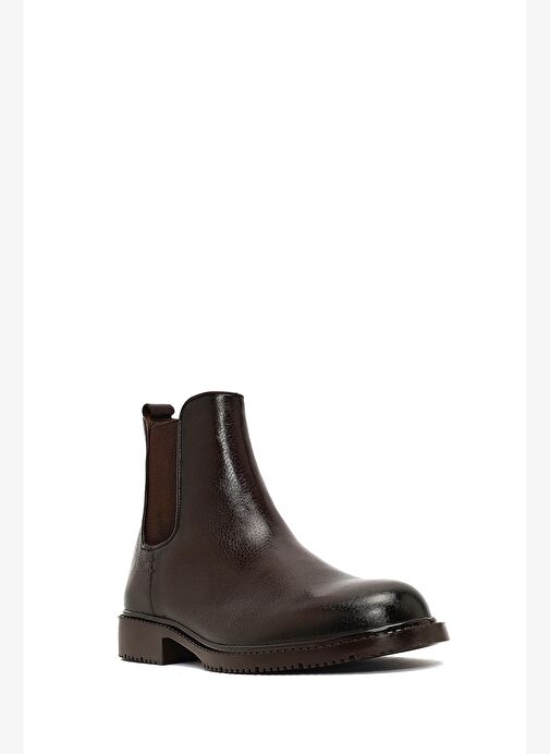 Erkek Kahverengi Deri Chelsea Bot 25WFD6020FT - Görsel 8