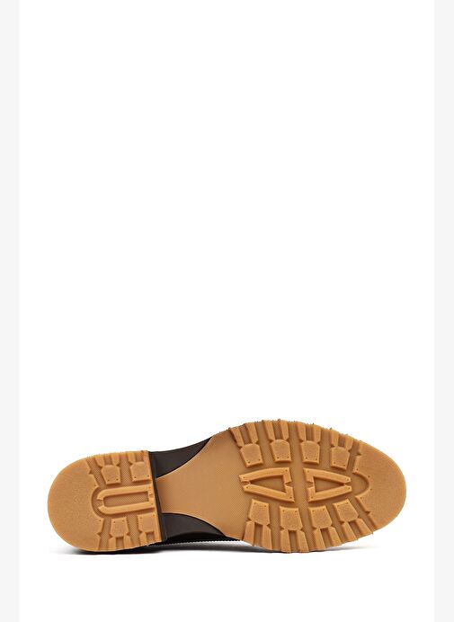 Erkek Kahverengi Bağcıklı Deri Casual Ayakkabı 25WFD604018 - Görsel 5