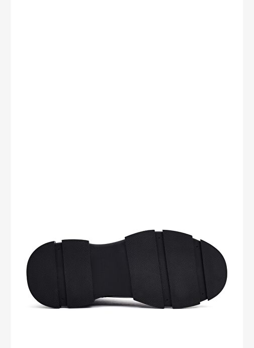 Erkek Siyah Fermuarlı Deri Bot 25WFD605214 - Görsel 6