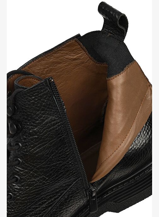 Derimod Derimod Erkek Siyah Bağcıklı Fermuarlı Deri Casual Bot 25WFD6060FT Boyner'de! Siyah - 8. görsel