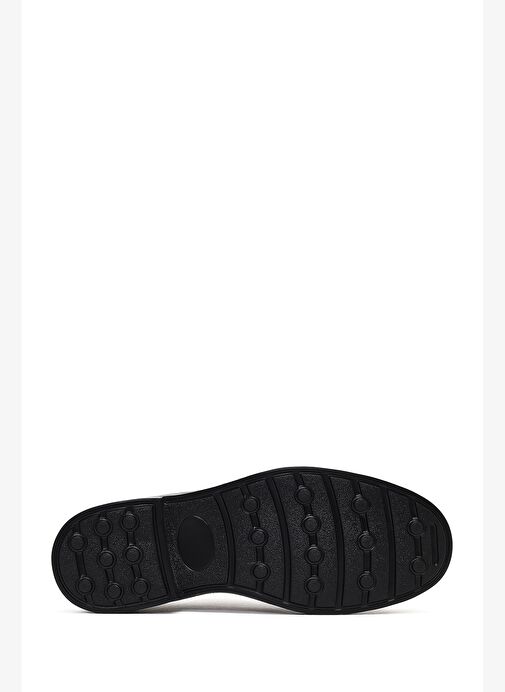 Erkek Siyah Bağcıklı Deri Casual Ayakkabı 25WFD610222 - Görsel 5