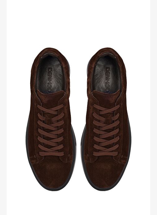Derimod Derimod Erkek Kahverengi Bağcıklı Süet Deri Sneaker 25WFD613010 Boyner'de! Kahverengi - 5. görsel