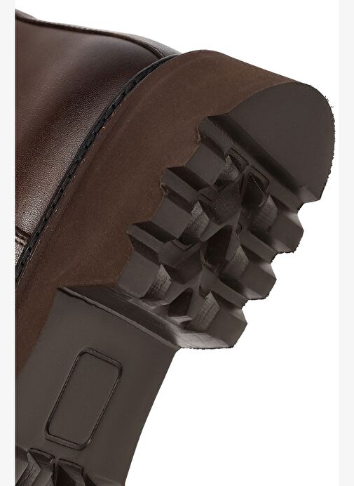 Erkek Kahverengi Deri Chelsea Bot 25WFD620618 - Görsel 9