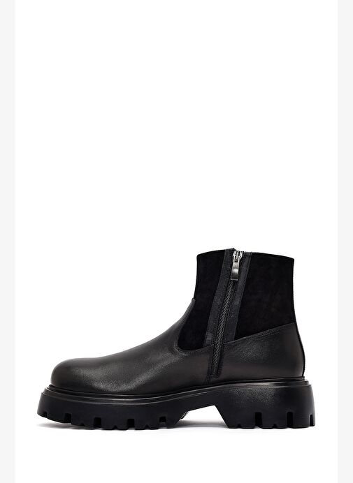 Derimod Derimod Erkek Siyah Kalın Tabanlı Deri Bot 25WFD640514 Boyner'de! Siyah - 4. görsel