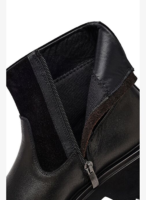 Derimod Derimod Erkek Siyah Kalın Tabanlı Deri Bot 25WFD640514 Boyner'de! Siyah - 8. görsel