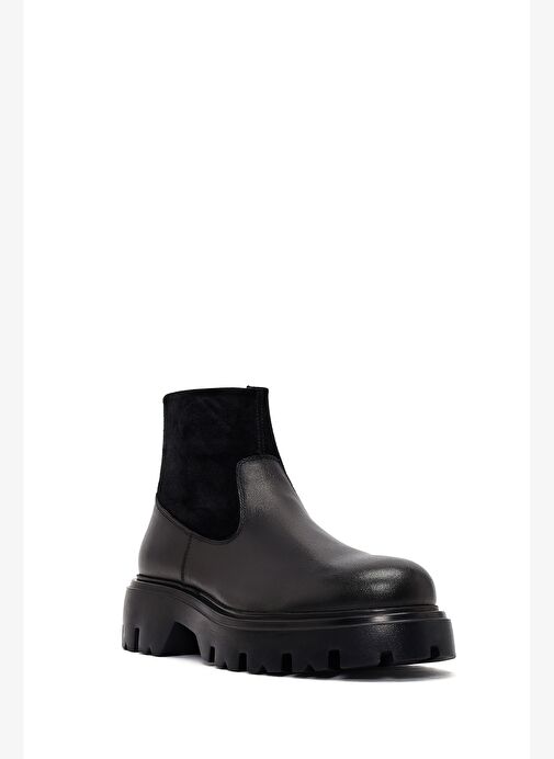 Derimod Derimod Erkek Siyah Kalın Tabanlı Deri Bot 25WFD640514 Boyner'de! Siyah - 9. görsel