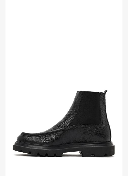 Erkek Siyah Deri Chelsea Bot 25WFD6709FT - Görsel 3