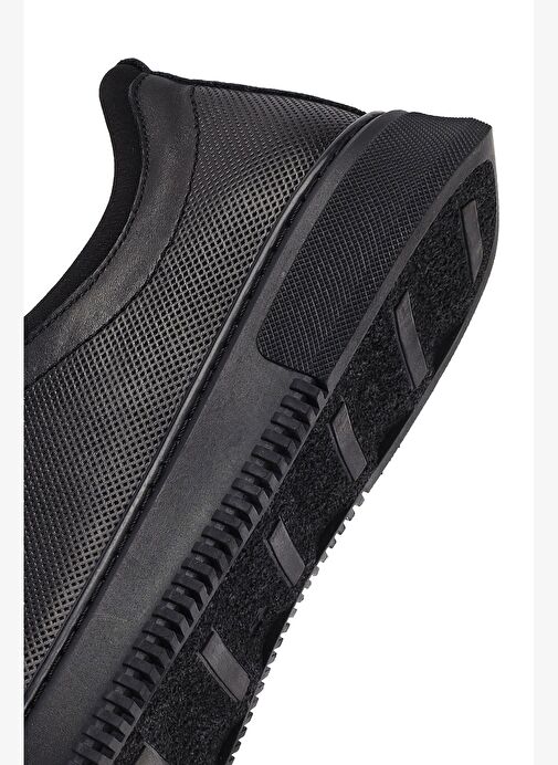 Erkek Siyah Bağcıklı Deri Casual Ayakkabı 25WFD676026 - Görsel 9