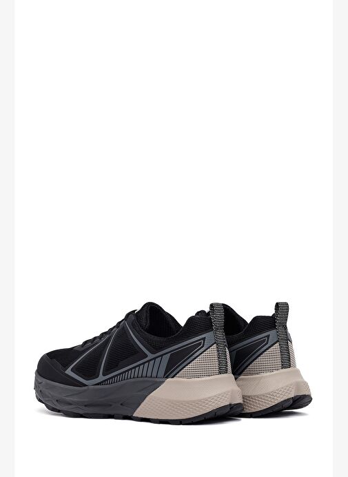 Derimod Dry Erkek Siyah Bağcıklı Kalın Tabanlı Kumaş Sneaker 25WFD690214 - Görsel 6