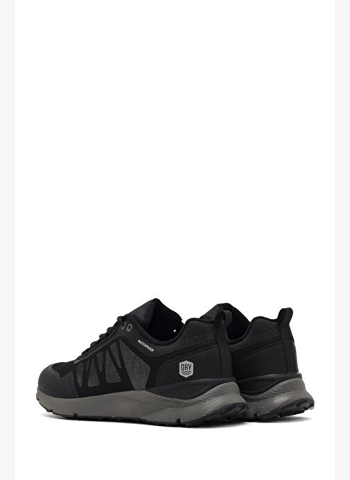 Derimod Dry Erkek Siyah Bağcıklı Kumaş Sneaker 25WFD692114 - Görsel 6