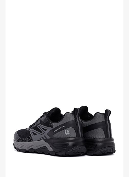 Derimod Dry Erkek Siyah Bağcıklı Waterproof Outdoor Ayakkabı 25WFD692614 - Görsel 6