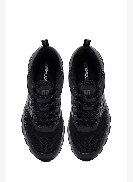 Derimod Dry Erkek Siyah Bağcıklı Waterproof Outdoor Ayakkabı 25WFD692614 - Görsel 8