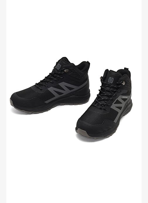 Derimod Dry Erkek Siyah Bağcıklı Kalın Tabanlı Outdoor Bot 25WFD693014 - Görsel 4