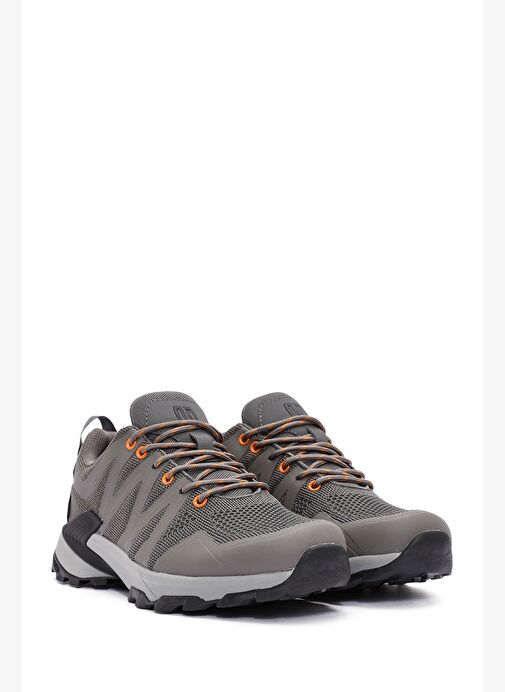 Derimod Dry Erkek Gri Bağcıklı Waterproof Outdoor Ayakkabı 25WFD693914 - Görsel 4