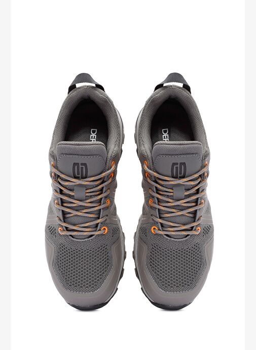 Derimod Dry Erkek Gri Bağcıklı Waterproof Outdoor Ayakkabı 25WFD693914 - Görsel 8