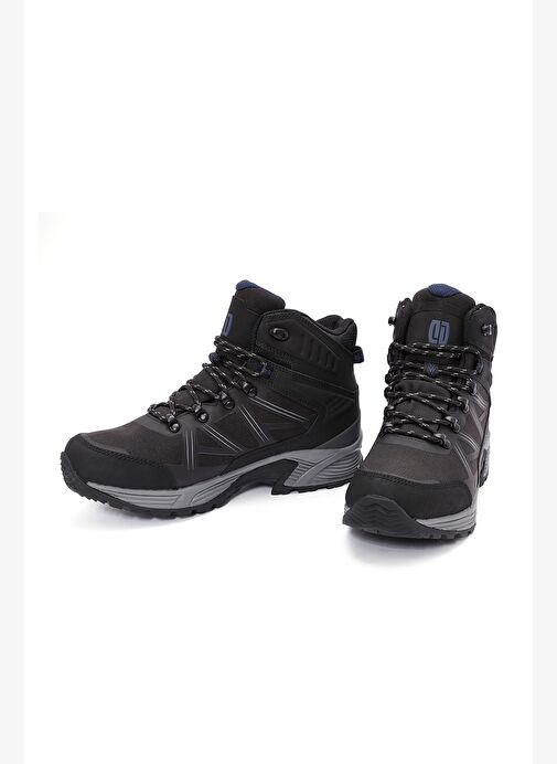 Derimod Dry Erkek Siyah Bağcıklı Waterproof Deri Outdoor Bot 25WFD694214 - Görsel 4