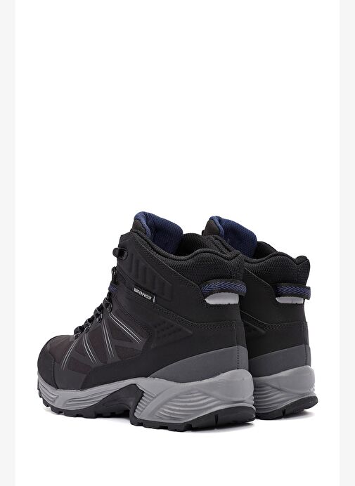 Derimod Dry Erkek Siyah Bağcıklı Waterproof Deri Outdoor Bot 25WFD694214 - Görsel 7