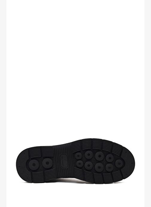 Erkek Siyah Bağcıklı Deri Bot 25WFD700518 - Görsel 6