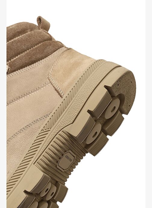 Erkek Vizon Bağcıklı Kalın Tabanlı Deri Bot 25WFD7005V3 - Görsel 9