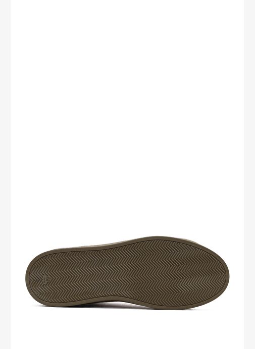 Erkek Vizon Fermuarlı Nubuk Deri Spor Bot 25WFD7071V3 - Görsel 6