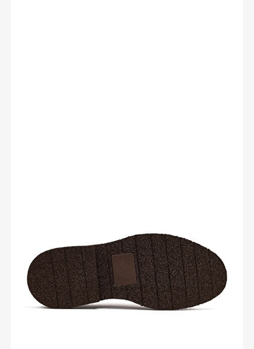 Erkek Kahverengi Bağcıklı Süet Deri Casual Ayakkabı 25WFD720110 - Görsel 5