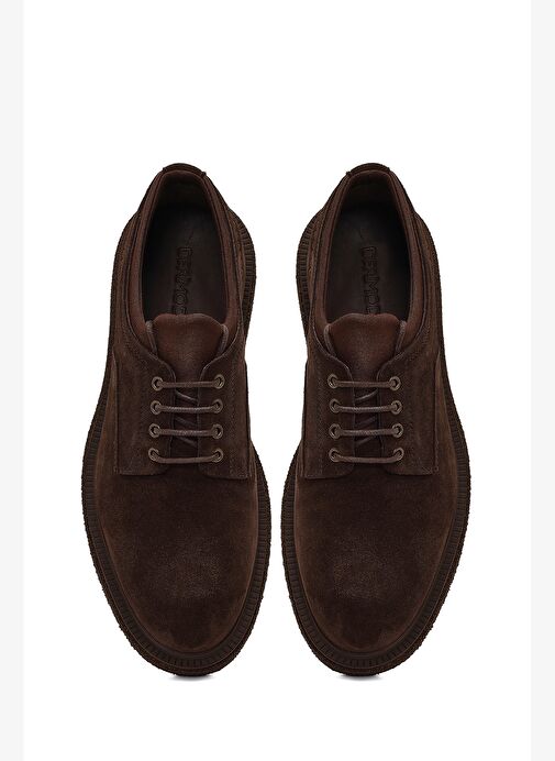 Erkek Kahverengi Bağcıklı Süet Deri Casual Ayakkabı 25WFD720110 - Görsel 8