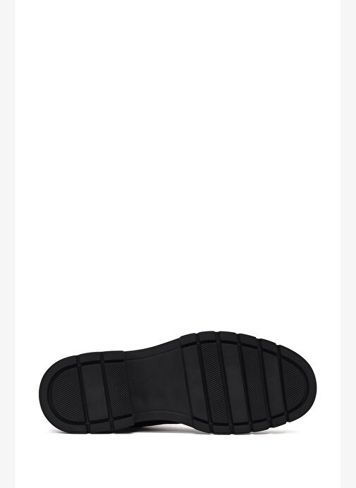 Erkek Siyah Bağcıklı Deri Casual Bot 25WFD7222FT - Görsel 6