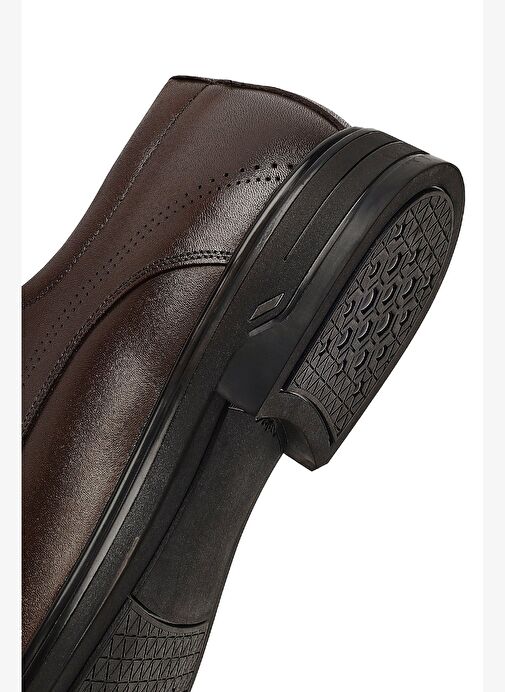 Erkek Kahverengi Bağcıklı Deri Casual Ayakkabı 25WFD750218 - Görsel 9