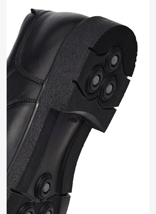 Erkek Siyah Bağcıklı Deri Casual Ayakkabı 25WFD751318 - Görsel 9