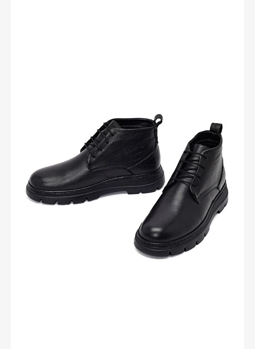 Derimod Derimod Erkek Siyah Bağcıklı Deri Casual Bot 25WFD7515FT Boyner'de! Siyah - 5. görsel