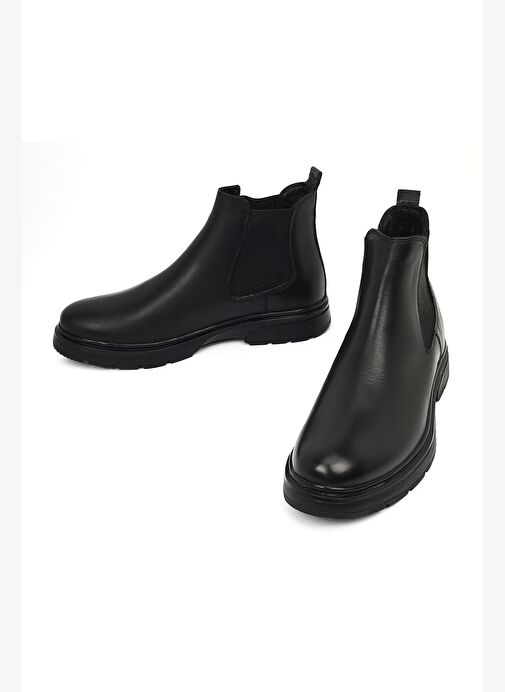 Derimod Derimod Erkek Siyah Deri Chelsea Bot 25WFD752018 Boyner'de! Siyah - 5. görsel
