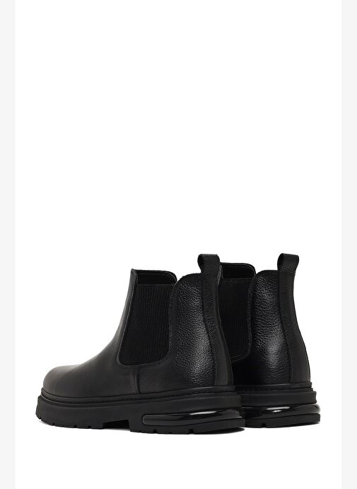 Erkek Siyah Deri Chelsea Bot 25WFD7603FT - Görsel 7
