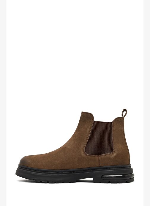 Erkek Taba Nubuk Deri Chelsea Bot 25WFD7603V3 - Görsel 3