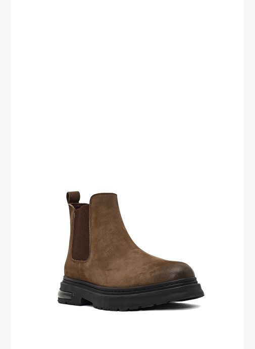 Erkek Taba Nubuk Deri Chelsea Bot 25WFD7603V3 - Görsel 8