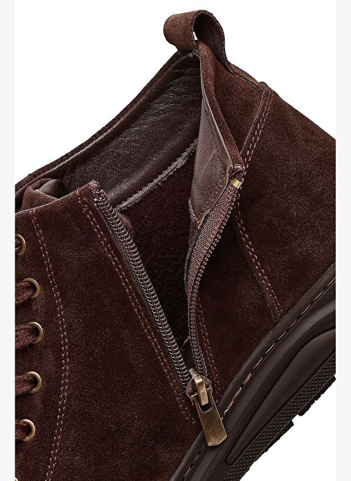 Derimod Derimod Erkek Kahverengi Fermuarlı Süet Deri Bot 25WFD760610 Boyner'de! Kahverengi - 8. görsel