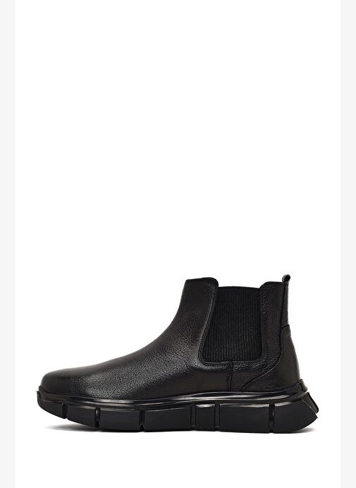 Derimod Derimod Erkek Siyah Kalın Tabanlı Deri Chelsea Bot 25WFD7610FT Boyner'de! Siyah - 3. görsel