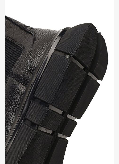 Derimod Derimod Erkek Siyah Kalın Tabanlı Deri Chelsea Bot 25WFD7610FT Boyner'de! Siyah - 9. görsel