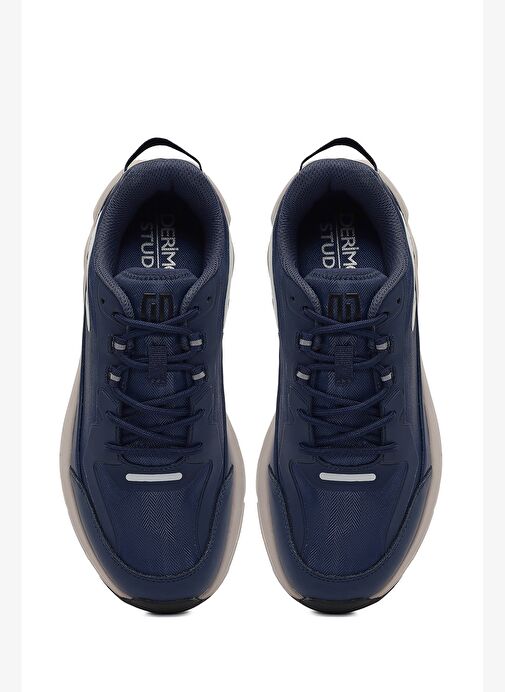 Derimod Studio Erkek Lacivert Bağcıklı Kalın Tabanlı Sneaker 25WFD780014 - Görsel 8
