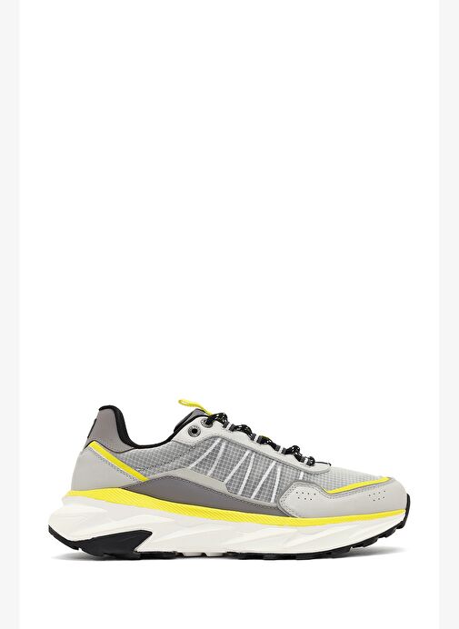 Derimod Studio Erkek Gri Bağcıklı Kalın Tabanlı Sneaker 25WFD780114 - Görsel 2