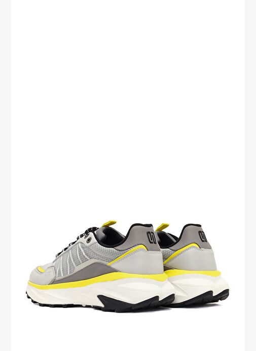 Derimod Studio Erkek Gri Bağcıklı Kalın Tabanlı Sneaker 25WFD780114 - Görsel 6