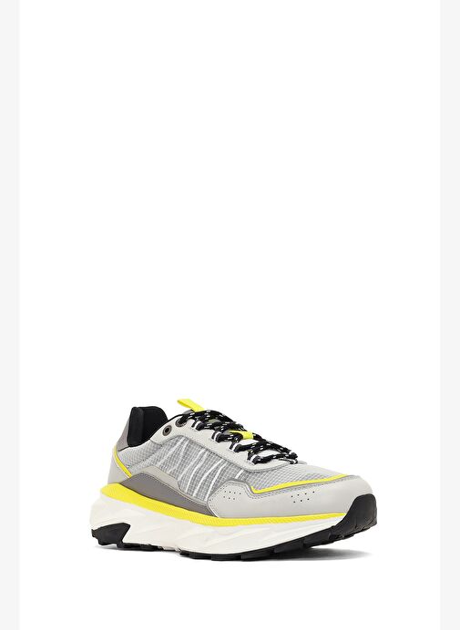 Derimod Studio Erkek Gri Bağcıklı Kalın Tabanlı Sneaker 25WFD780114 - Görsel 7