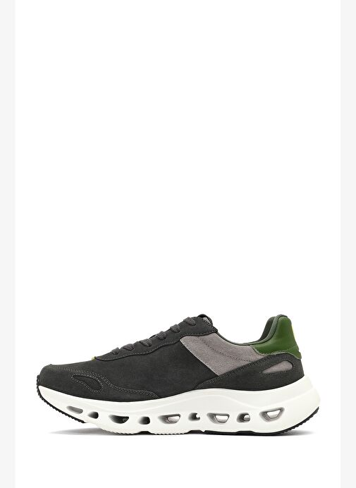 Derimod Studio Erkek Bej Bağcıklı Kalın Tabanlı Sneaker 25WFD780210 - Görsel 3