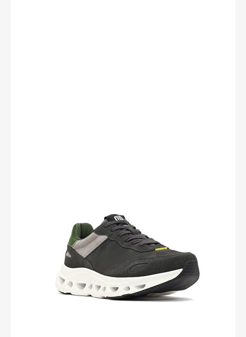 Derimod Studio Erkek Bej Bağcıklı Kalın Tabanlı Sneaker 25WFD780210 - Görsel 7