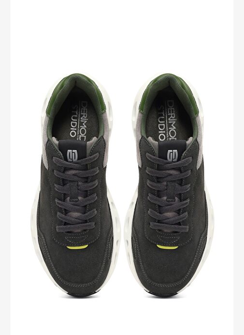 Derimod Studio Erkek Bej Bağcıklı Kalın Tabanlı Sneaker 25WFD780210 - Görsel 8