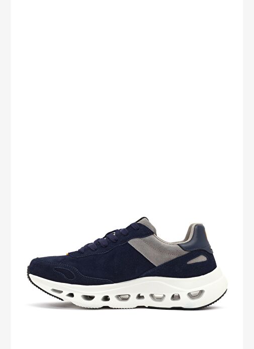 Derimod Studio Erkek Lacivert Bağcıklı Kalın Tabanlı Sneaker 25WFD780210 - Görsel 3